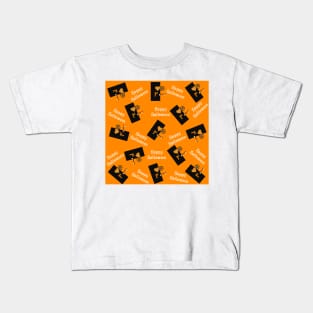 Love At First Bite Halloween Pattern Kids T-Shirt